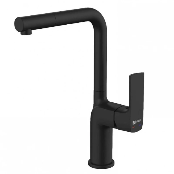 Смеситель для кухни Lemark Ursus черный LM7205BL Hanex