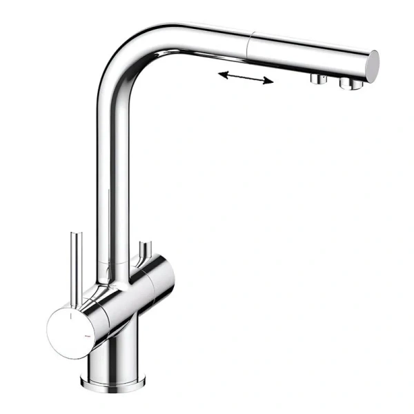 Смеситель для питьевой воды Timo Saona хром 2356/00FL Hanex