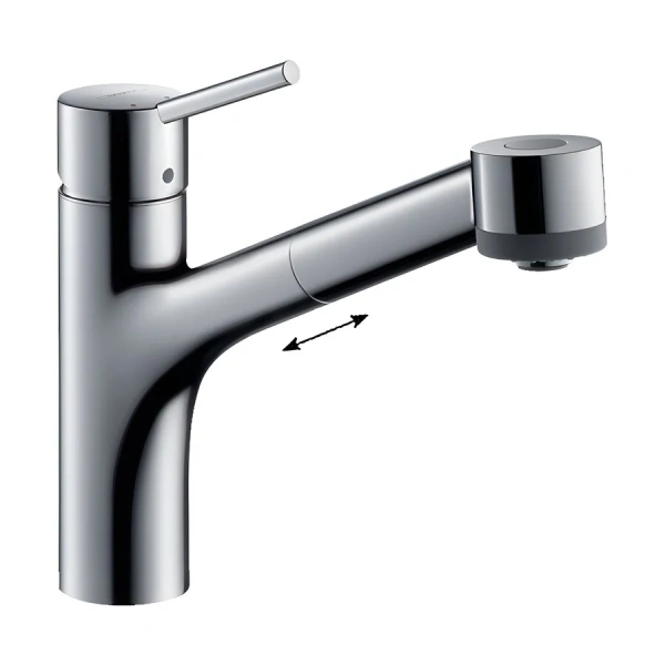 Смеситель для кухни Hansgrohe Talis S с выдвижным изливом 32841000 Hanex