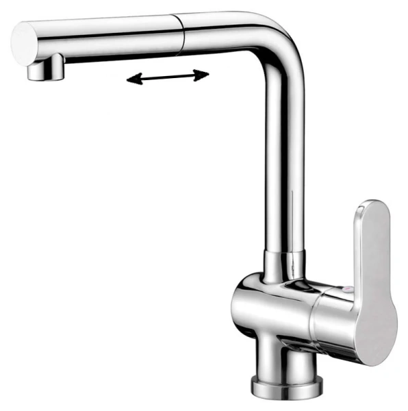 Смеситель для кухни BelBagno Tanaro хром TAN-LADM-CRM Hanex