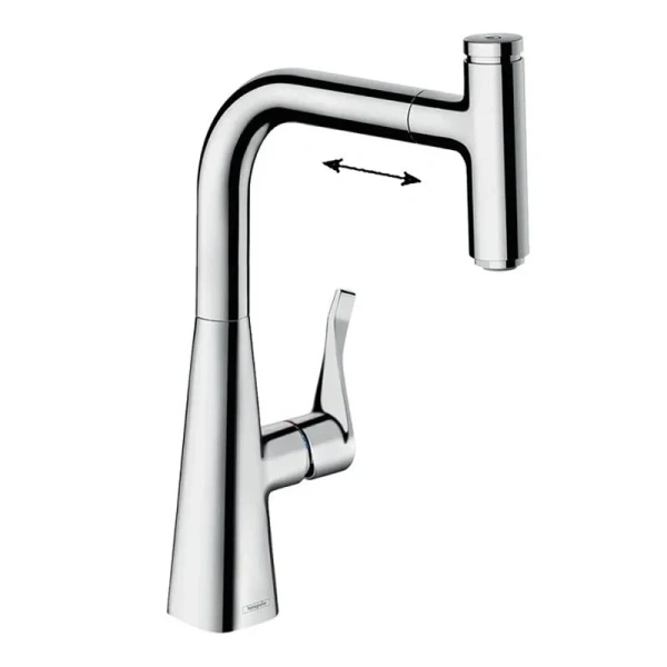 Смеситель для кухни Hansgrohe Metris Select хром 73802000 Hanex