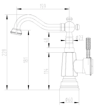 Смеситель для кухни Lemark Jasmine LM6604 Hanex