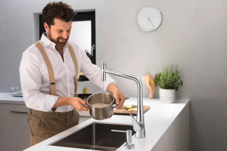 Смеситель для кухни Hansgrohe Select хром 73816000 Hanex