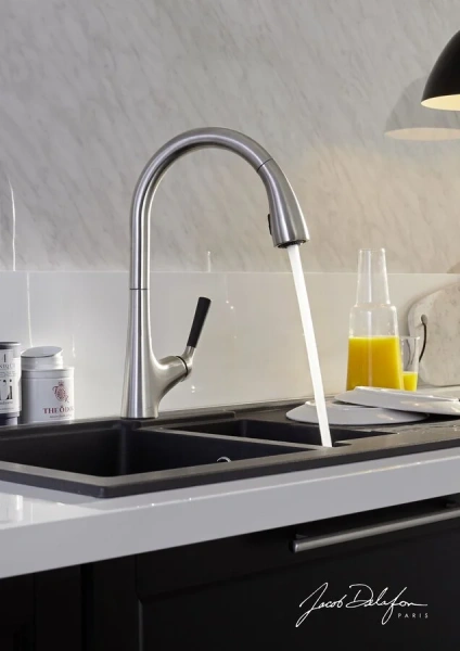 Смеситель для кухни Jacob Delafon Malleco матовая сталь E562-VS Hanex