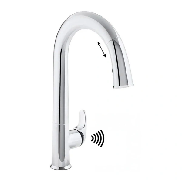 Смеситель для кухни Jacob Delafon Sensate хром E72218-B7-CP Hanex