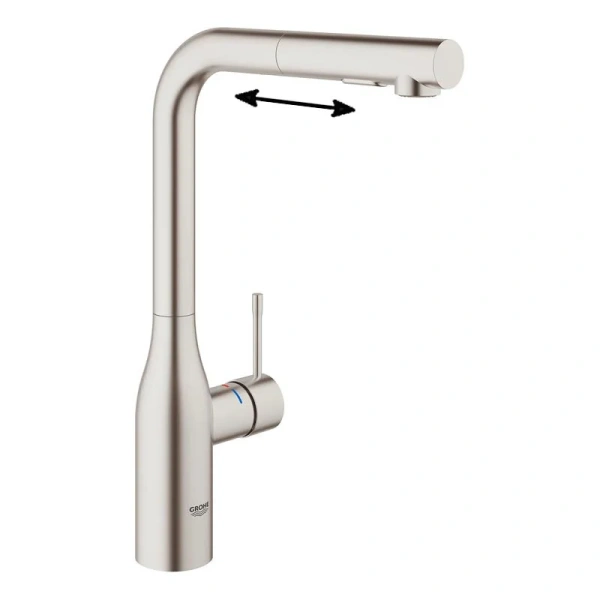 Смеситель для кухни Grohe Essence суперсталь 30270DC0 Hanex