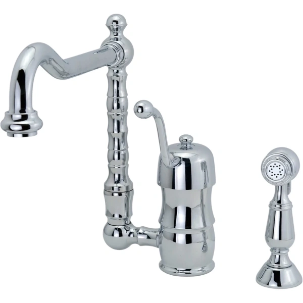 Смеситель для кухни Migliore Queen Nostalgia 18 с выдвижной лейкой Hanex