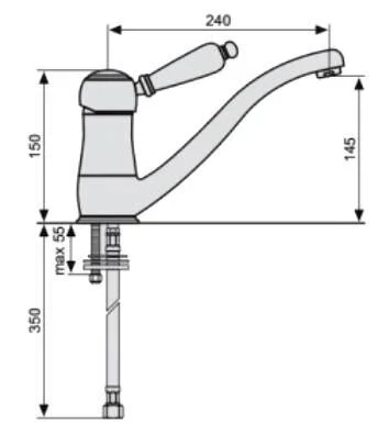 Смеситель для биде Emmevi Laguna 40067 Hanex