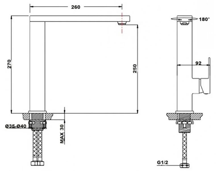 Смеситель для кухни Timo Selene хром 2066FN chrome Hanex
