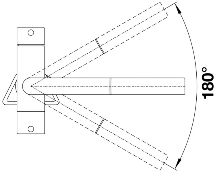 Смеситель для питьевой воды Blanco Fontas S II нержавеющая сталь 525199 Hanex