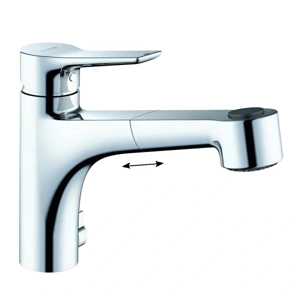 Смеситель для кухни Kludi Mix с переключателем 329450575 Hanex