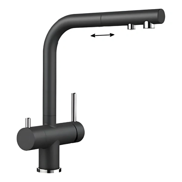 Смеситель для питьевой воды Blanco Fontas-S II антрацит 525200 Hanex