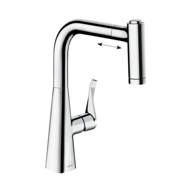 Смеситель для кухни Hansgrohe Metris хром 73800000 Hanex