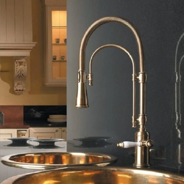 Смеситель для кухни Nobili Charlie бронза CH75300BR Hanex