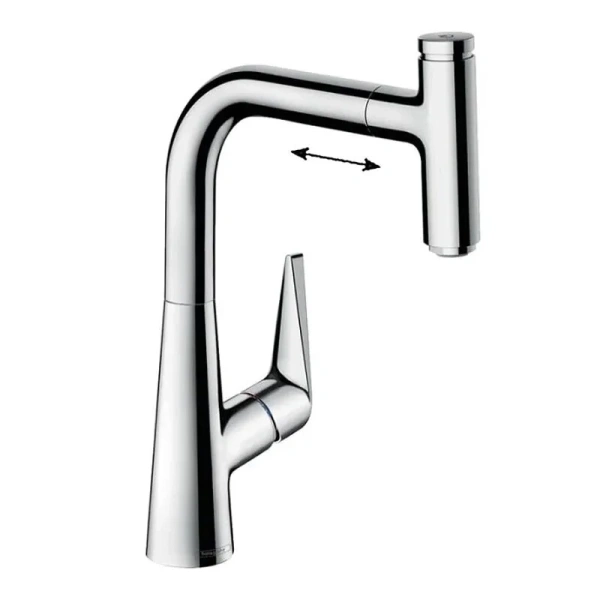 Смеситель для кухни Hansgrohe Talis Select M 73852 поворотный излив Hanex