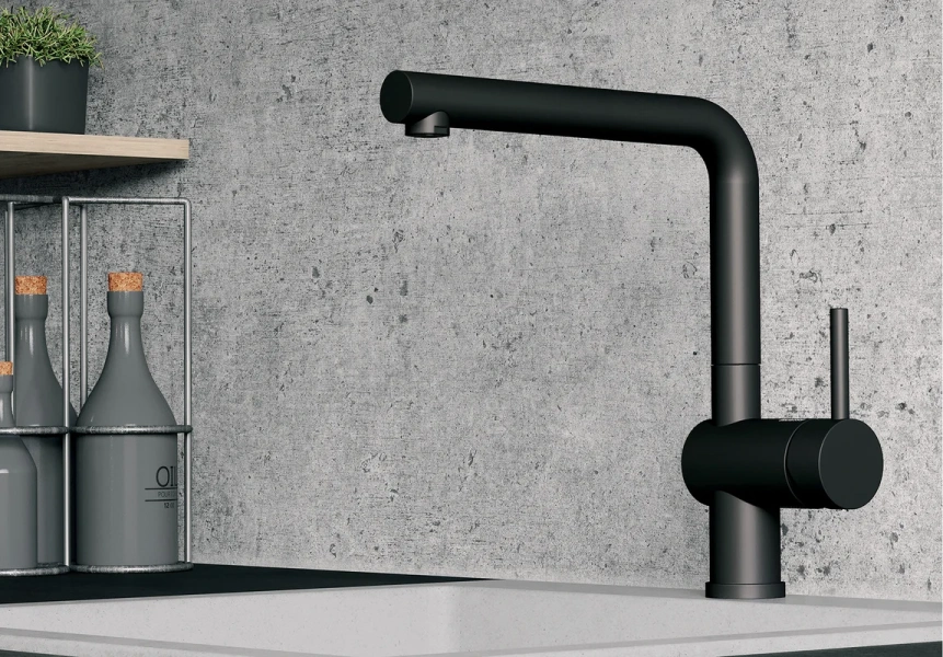 Смеситель для кухни Blanco Linus черный матовый 525806 Hanex