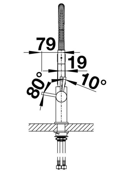 Смеситель для кухни Blanco Catris-S хром 521476 Hanex