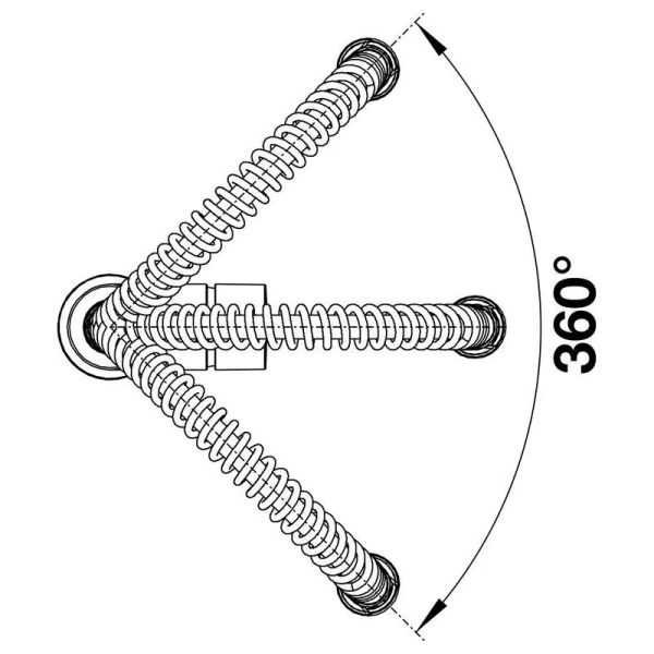 Смеситель для кухни Blanco Catris-S хром 521476 Hanex