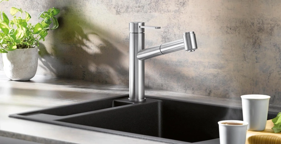 Смеситель для кухни Blanco Ambis-S нержавеющая сталь 523119 Hanex