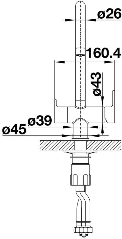 Смеситель для питьевой воды Blanco Trima серый беж 526270 Hanex