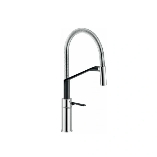 Смеситель для кухни Nobili Heron хром/черный HR125300CB Hanex