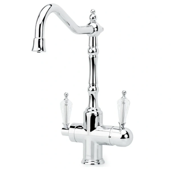 Смеситель для питьевой воды Boheme Kitchen хром ручка Swarovski 113-SW Hanex