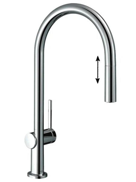 Смеситель для кухни Hansgrohe Talis M54 72803 с выдвижным изливом Hanex