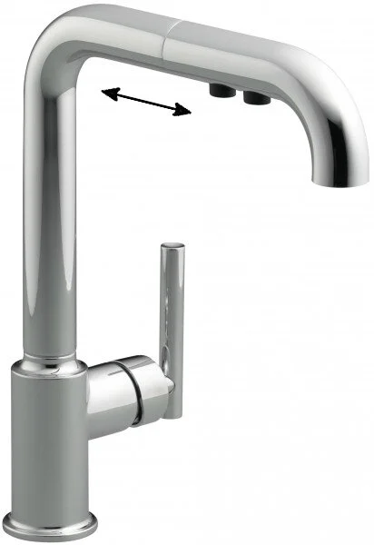 Смеситель для кухни Jacob Delafon Purist однорычажный 7505D-CP Hanex