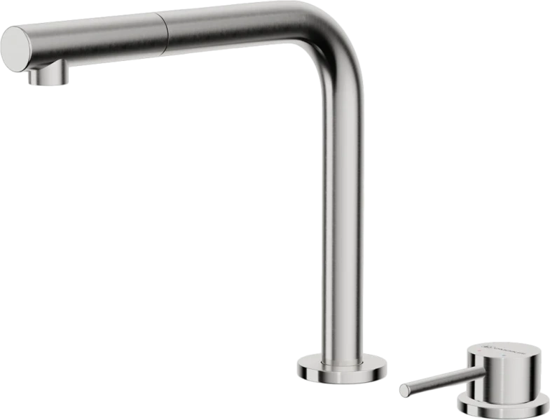 Смеситель для кухни Omoikiri Nara-S-BN нержавеющая сталь 4994329 Hanex