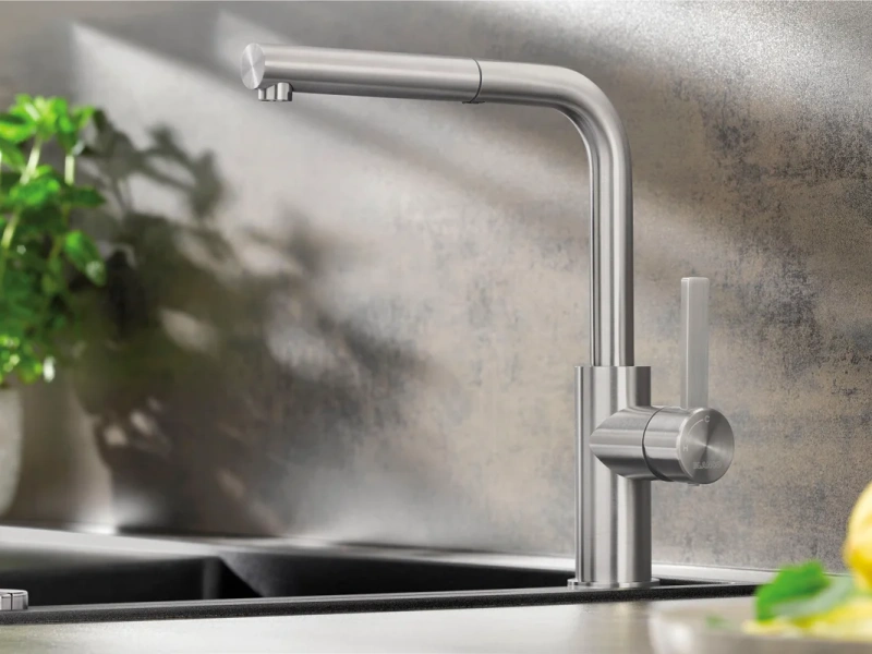 Смеситель для кухни Blanco Lanora-S нержавеющая сталь 523123 Hanex