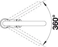 Смеситель для кухни Blanco Carena Hanex