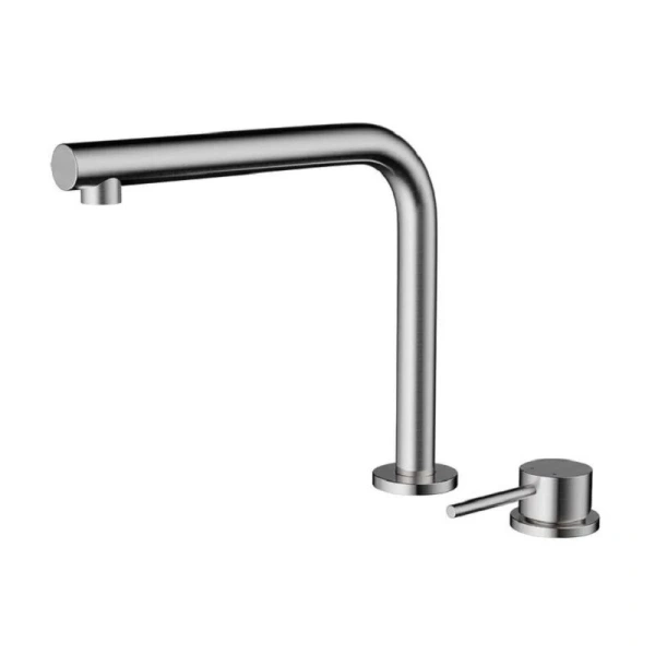 Смеситель для кухни Omoikiri Nara-BN нержавеющая сталь 4994328 Hanex