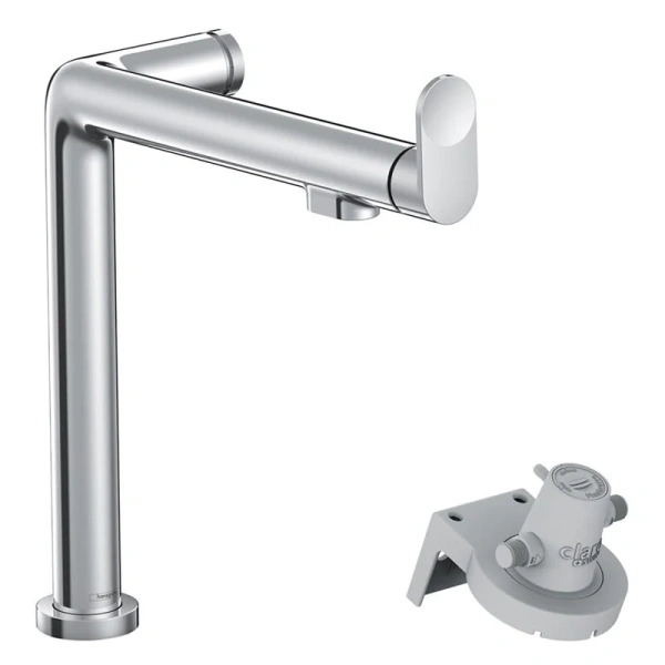 Смеситель для кухни Hansgrohe Aqittura 76804 с подключением к фильтру Hanex