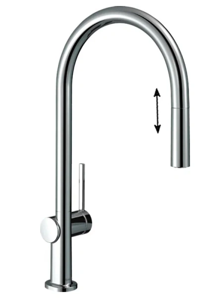 Смеситель для кухни Hansgrohe Talis M54 72802 с вытяжным изливом Hanex