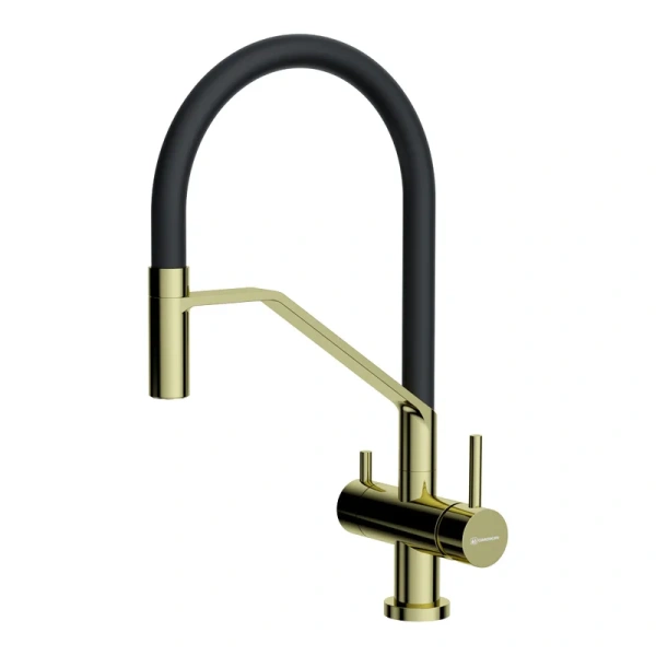 Смеситель для питьевой воды Omoikiri Akeno lg светлое золото 4994546 Hanex