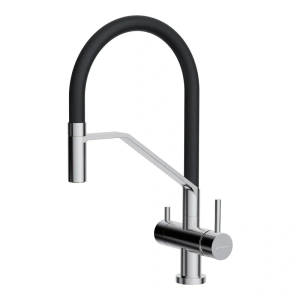 Смеситель для питьевой воды Omoikiri Akeno bn нержавеющая сталь 4994544 Hanex