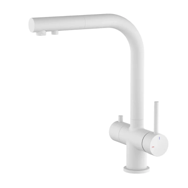 Смеситель для питьевой воды Timo Saona белый матовый 2356/16FL Hanex