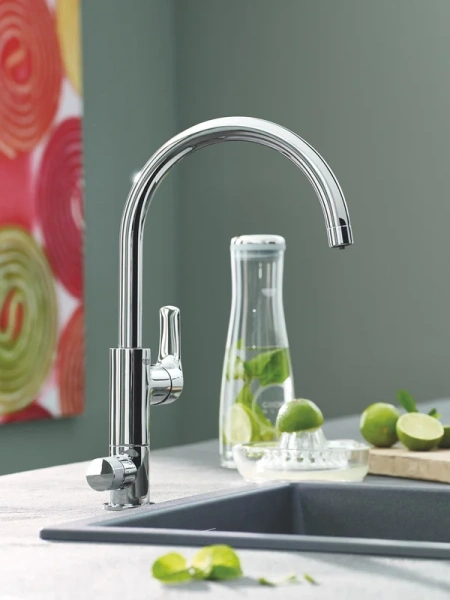 Смеситель для кухни с функцией фильтрации воды Grohe Blue 30383000 Hanex