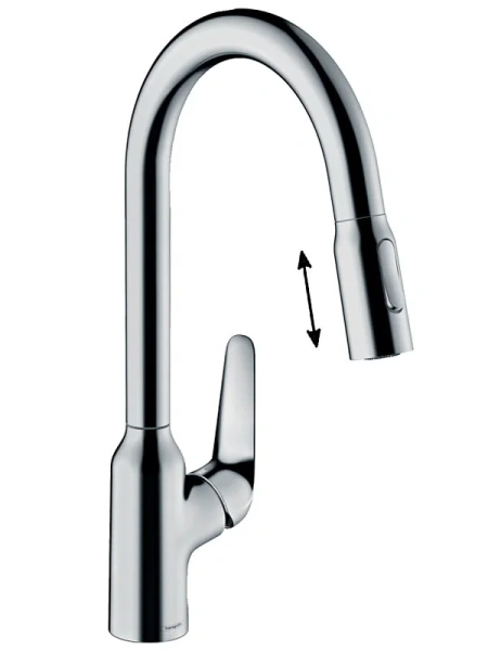 Смеситель для кухни Hansgrohe Focus M42 71800 однорычажный Hanex