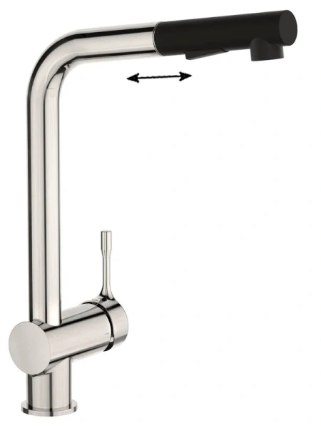 Смеситель для кухни Ideal Standard Ceralook BC178 с выдвижным изливом Hanex