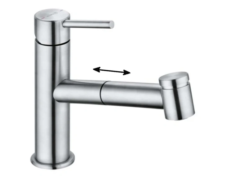 Смеситель для кухни Kludi Steel из нержавеющей стали 44851F860 Hanex