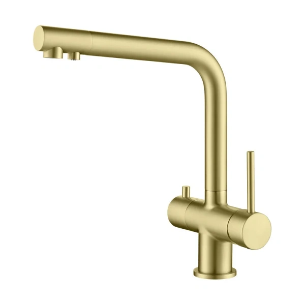 Смеситель для питьевой воды Timo Saona золото матовое 2396/17F Hanex