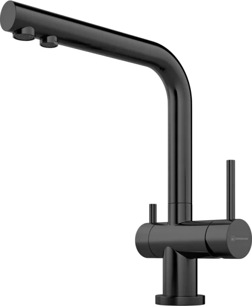 Смеситель для кухни Omoikiri Nagano-GB + Pure drop Lite графит 4284.8028 Hanex