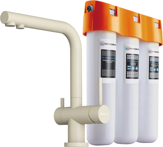 Смеситель для кухни Omoikiri Nagano-BE-P ваниль 4044.8028P Hanex