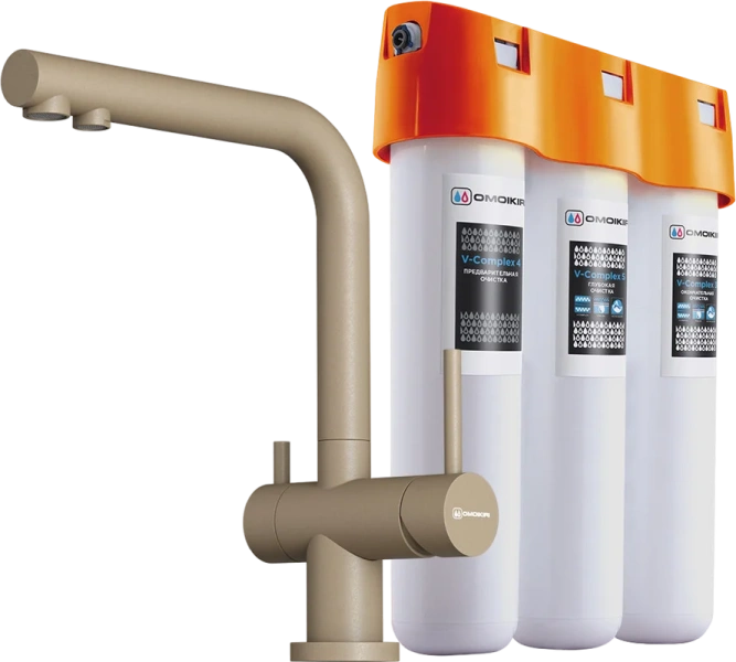 Смеситель для кухни Omoikiri Nagano-CA-P карамель 4217.8028P Hanex