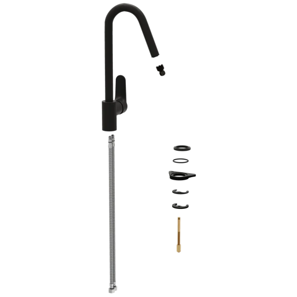 Смеситель для кухни VitrA Root Round матовый черный A4274236EXP Hanex