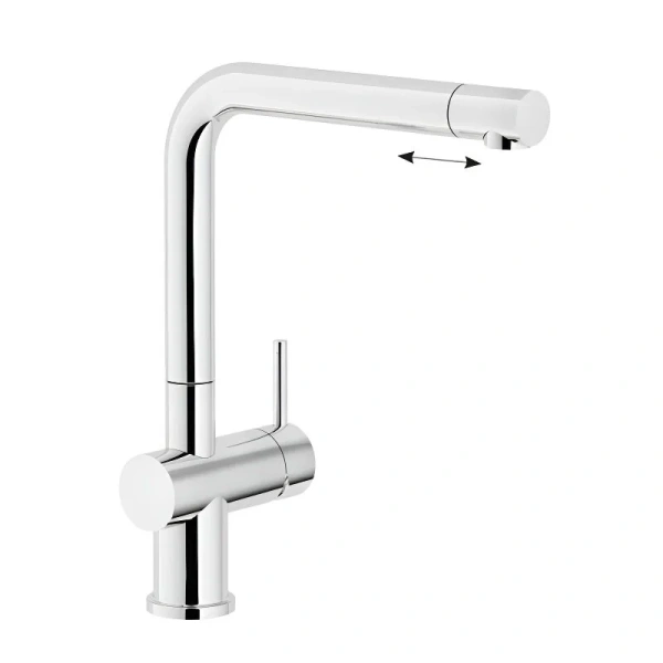 Смеситель для кухни Nobili Live LV00113 с поворотным изливом Hanex