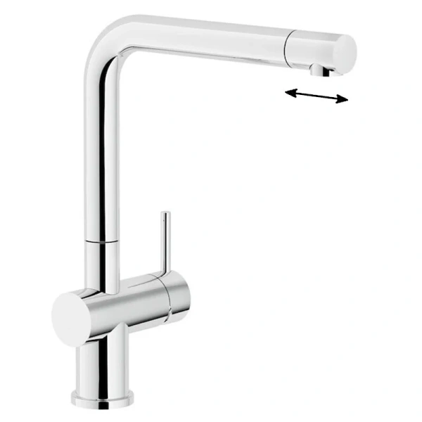 Смеситель для кухни Nobili Live LV00113 с поворотным изливом Hanex