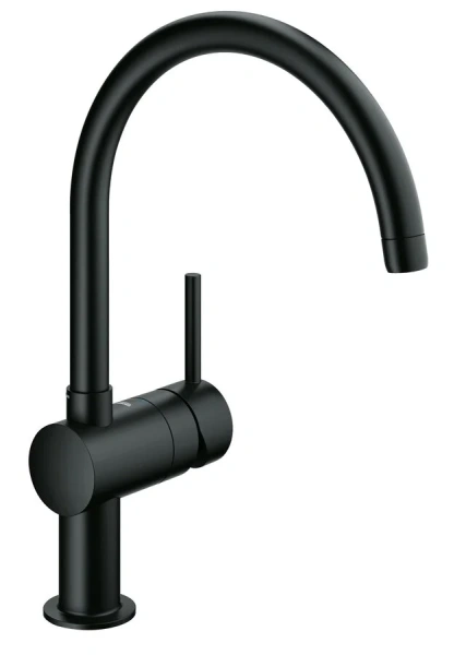 Смеситель для кухни черный бархат Grohe Minta  32917KS0 Hanex