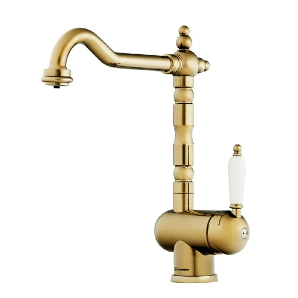 Смеситель для кухни Omoikiri Kyoto 2 Plus-AB античная латунь 4994349 Hanex